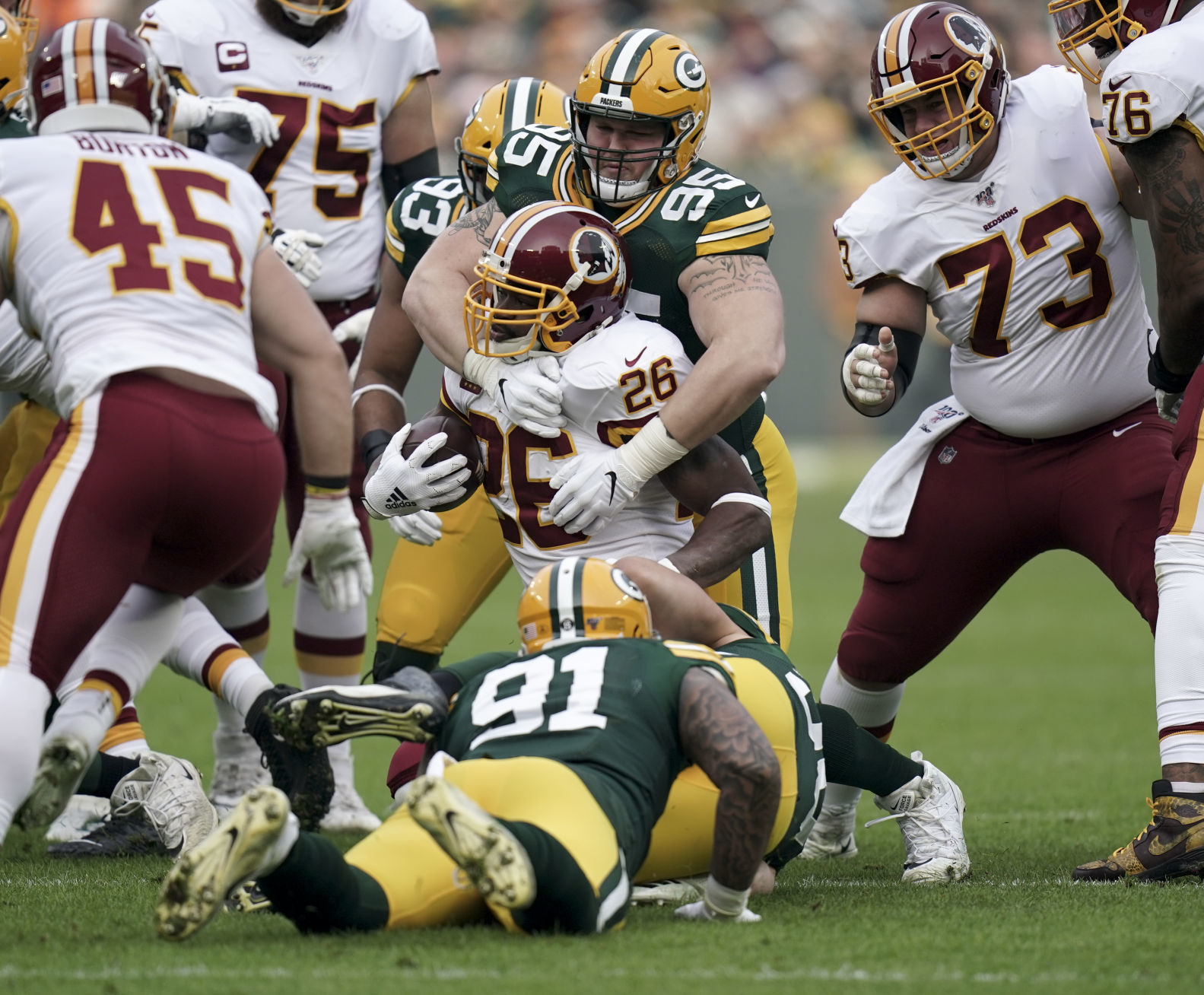 Packers 20, Redskins 15